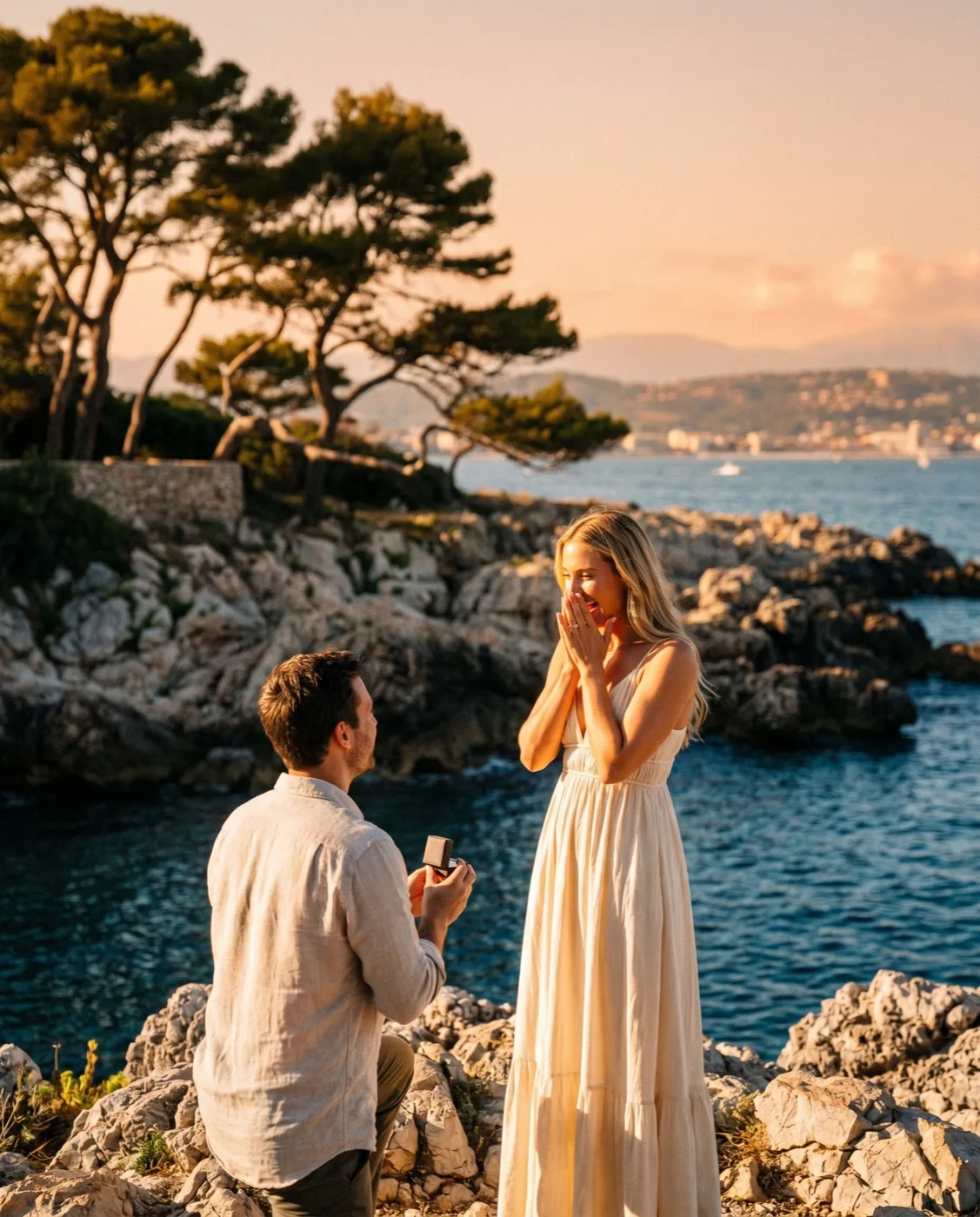Photographe demande en mariage à Antibes