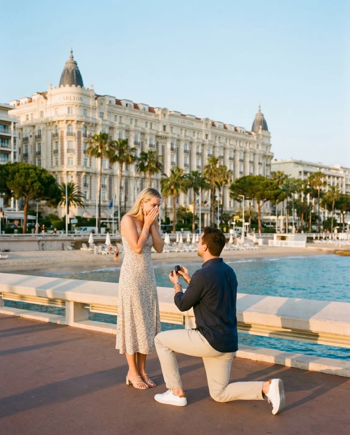 Photographe demande en mariage à Cannes