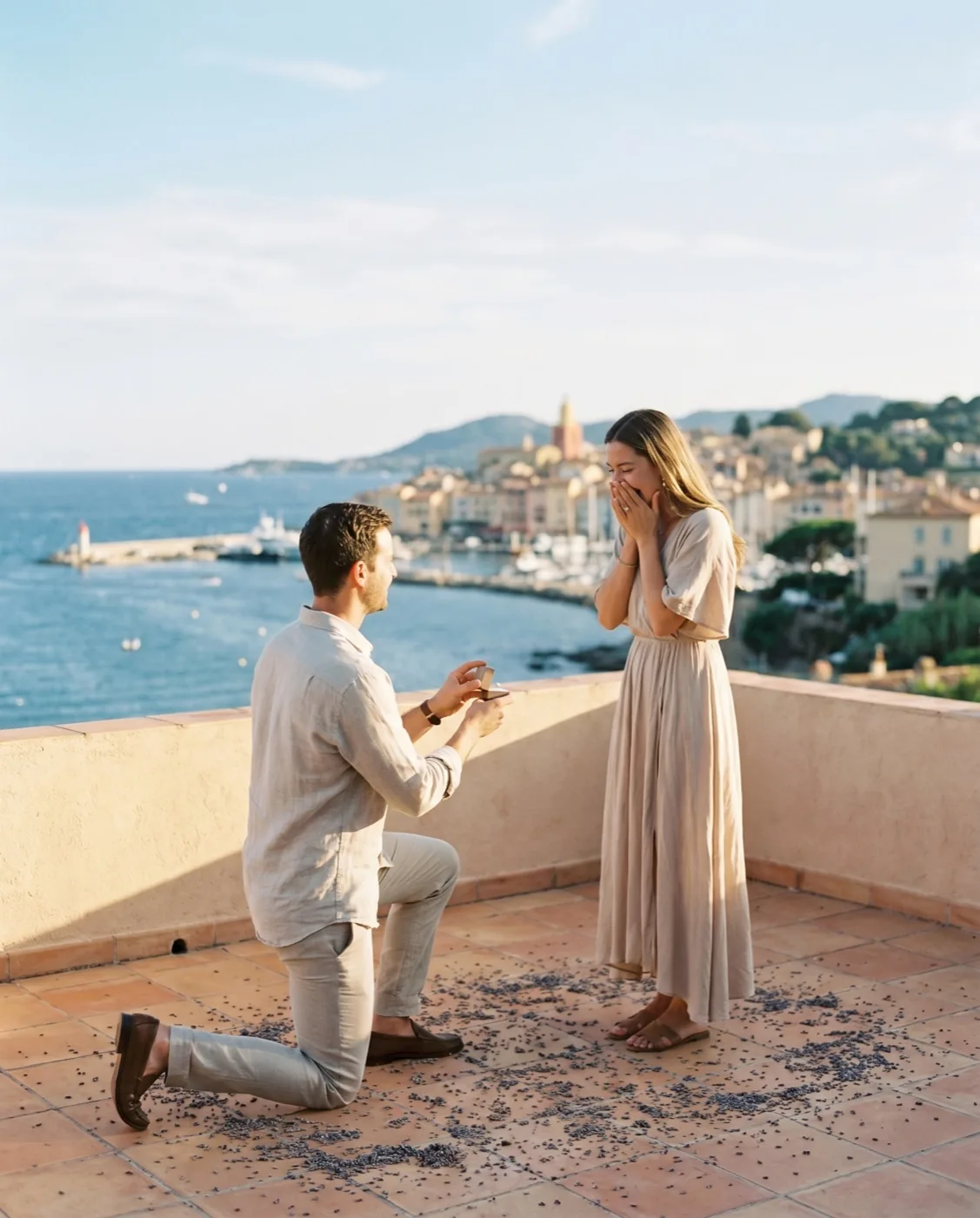 Photographe demande en mariage à Saint-Tropez